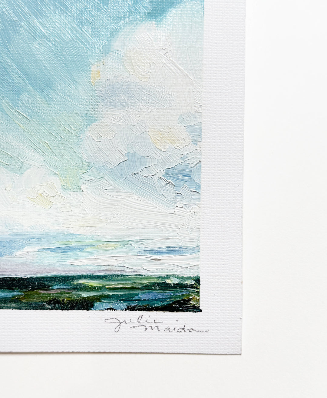"Coastal Sky I" - Mini Original Artwork