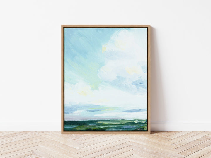 "Coastal Sky" - Signed Canvas Art Print