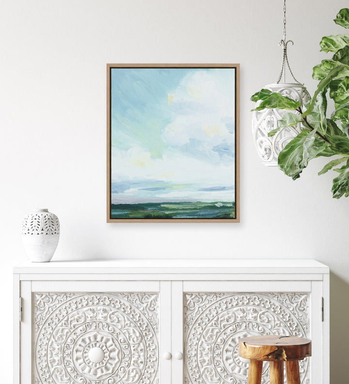 "Coastal Sky" - Signed Canvas Art Print