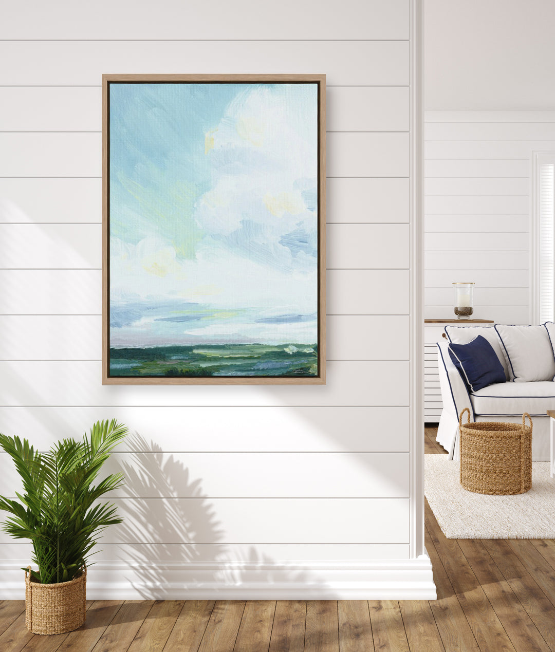 "Coastal Sky" - Signed Canvas Art Print