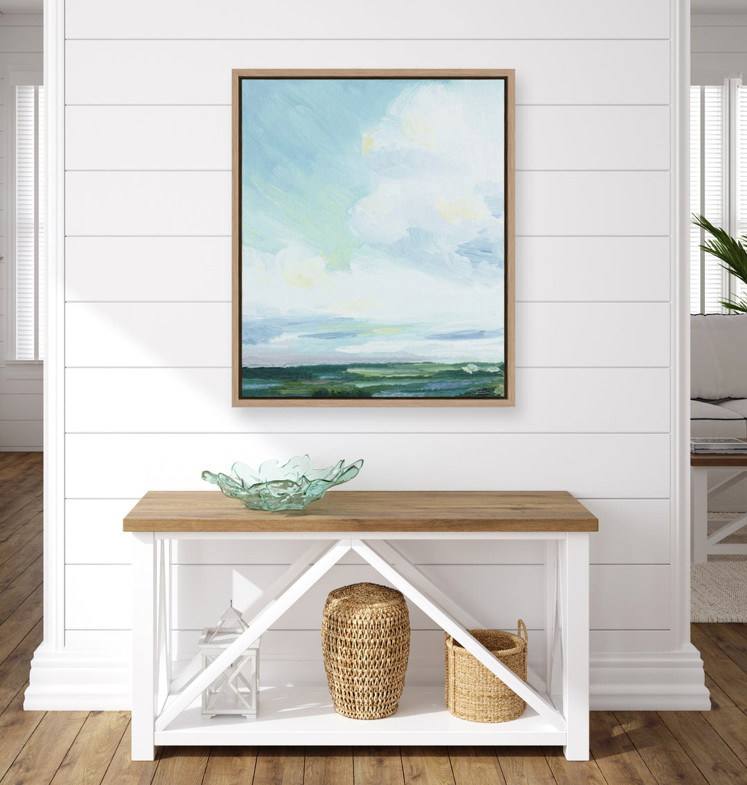 "Coastal Sky" - Signed Canvas Art Print