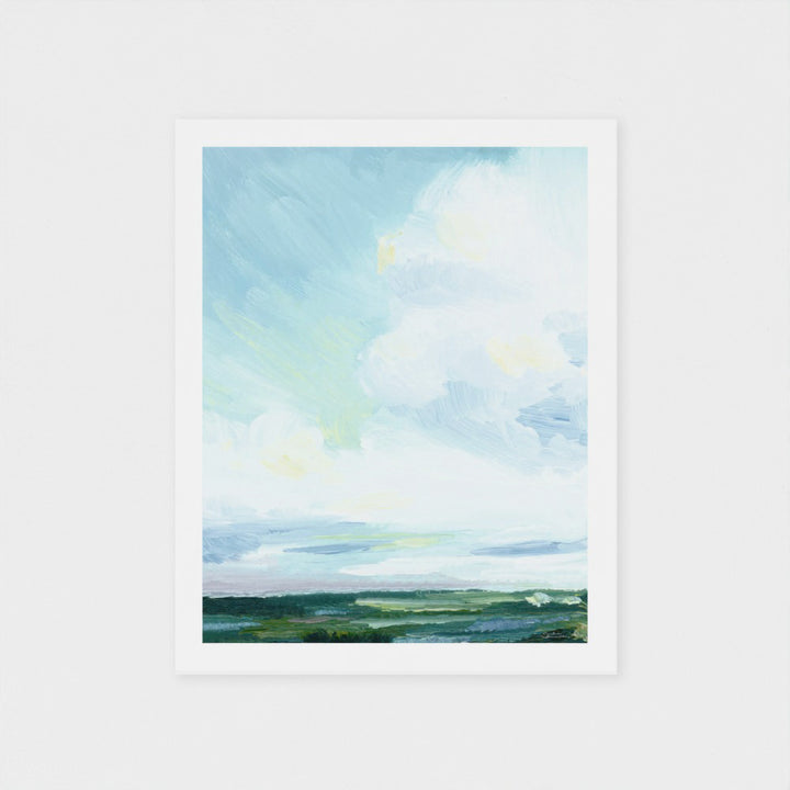 "Coastal Sky " - Signed Paper Art Print
