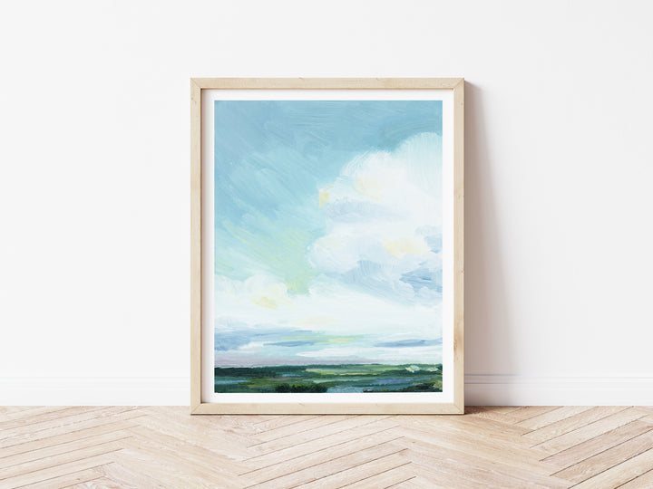 "Coastal Sky " - Signed Paper Art Print