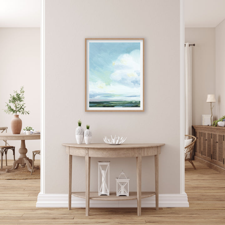 "Coastal Sky " - Signed Paper Art Print