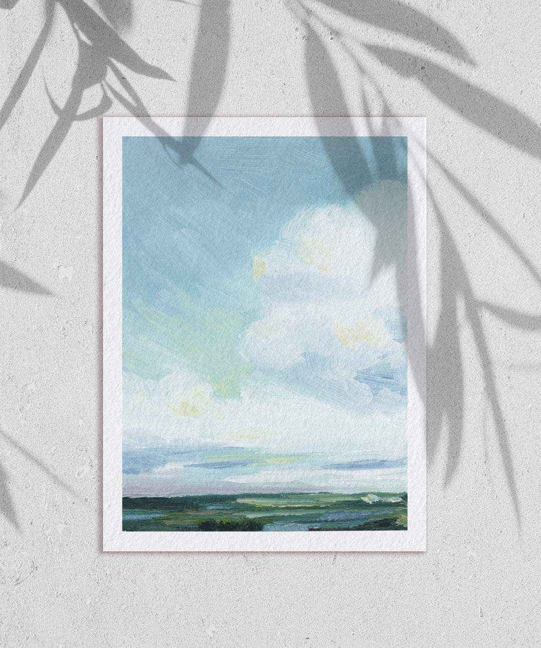 "Coastal Sky " - Signed Paper Art Print