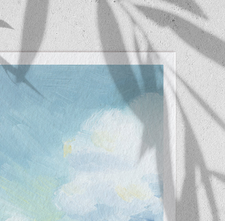 "Coastal Sky " - Signed Paper Art Print