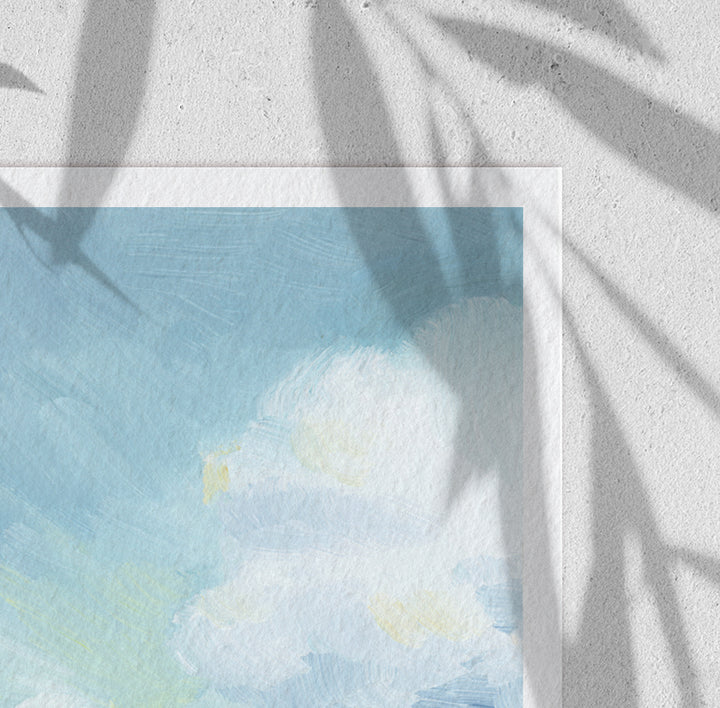 "Coastal Sky " - Signed Paper Art Print