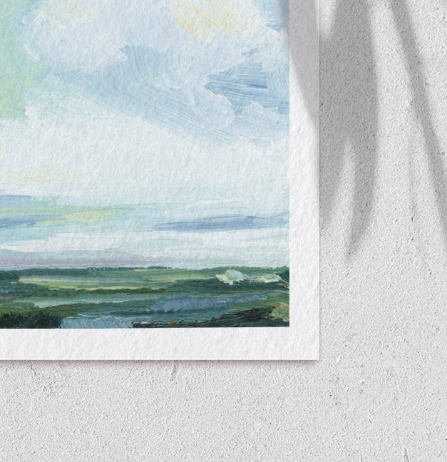 "Coastal Sky " - Signed Paper Art Print