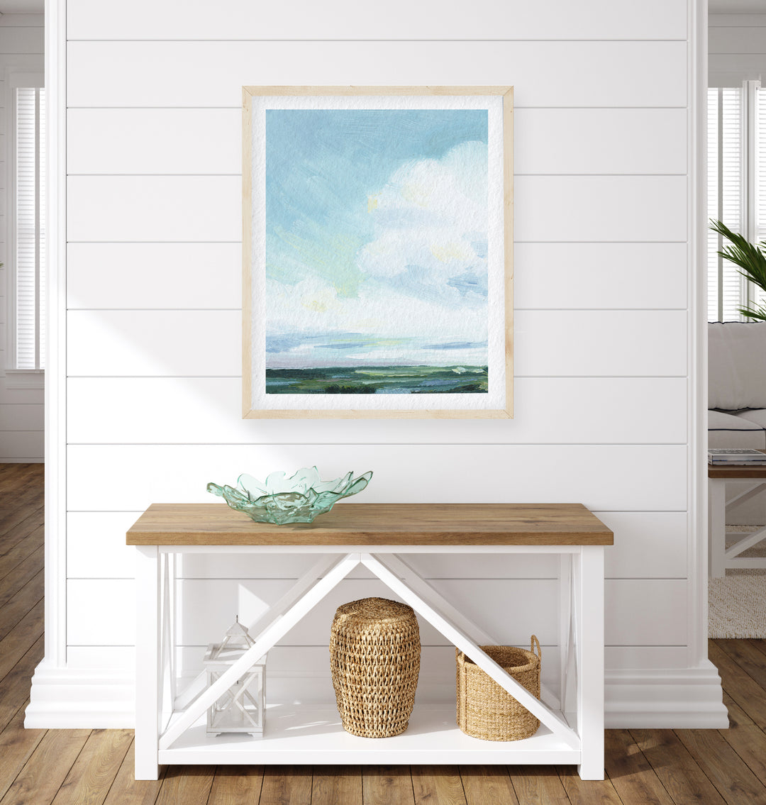 "Coastal Sky " - Signed Paper Art Print