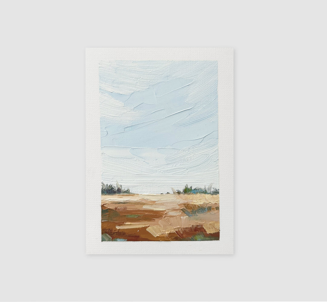 "Dune Marshes" - 5"x7" Original Oil Painting