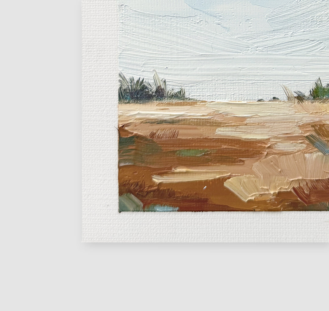 "Dune Marshes" - 5"x7" Original Oil Painting