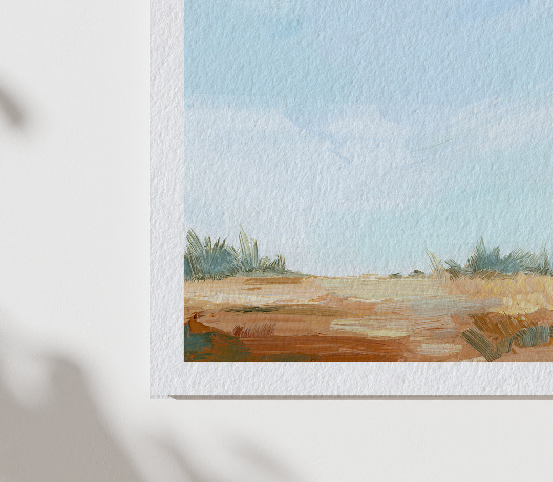 "Dune Marshes" - Paper Art Print