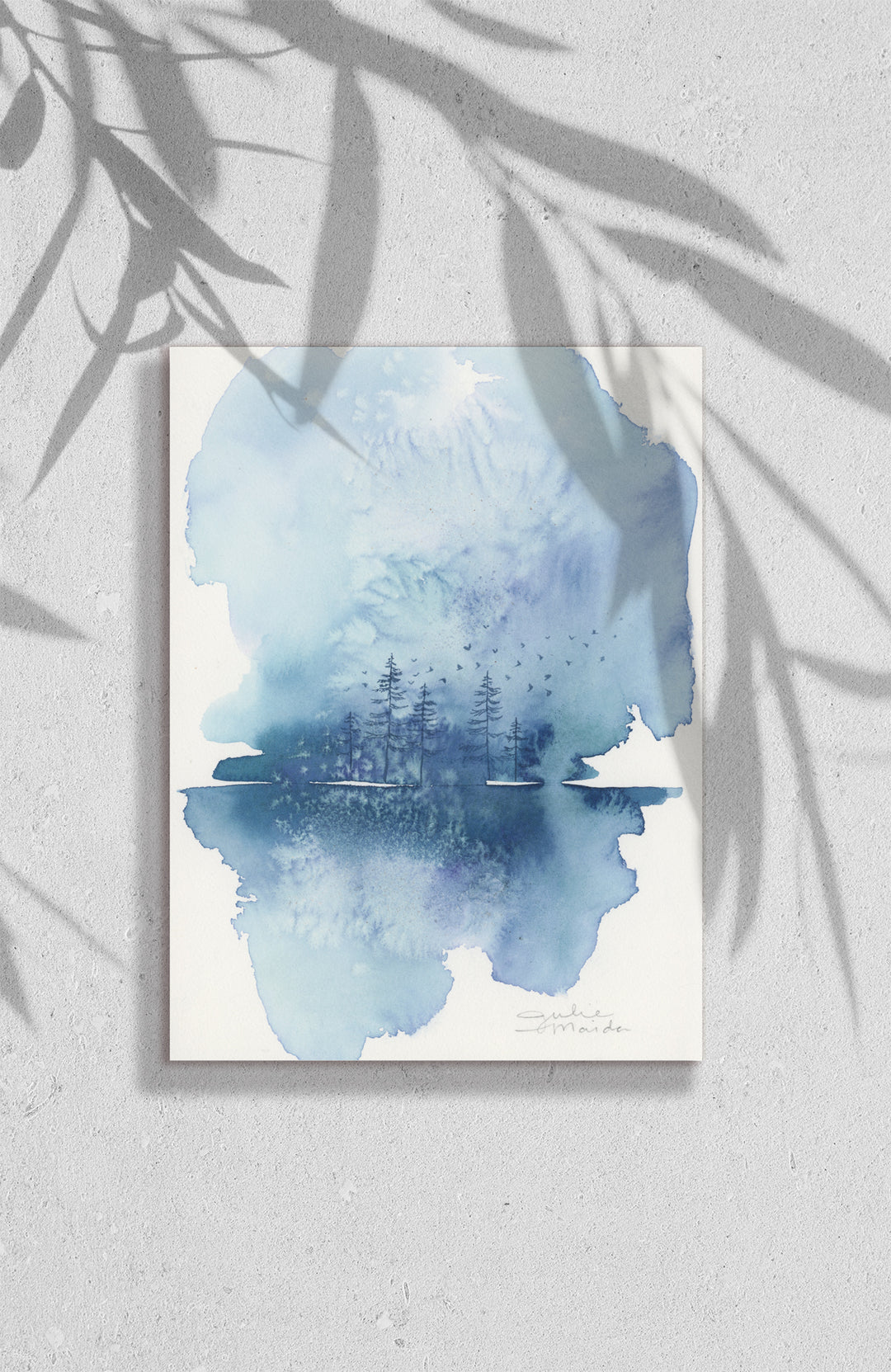 "Fading into Blue" - Original Art