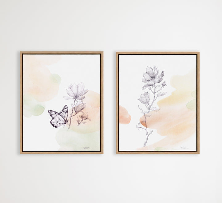 "A Visitor" - Limited Edition Canvas Art Print - The Creative Garden Studio