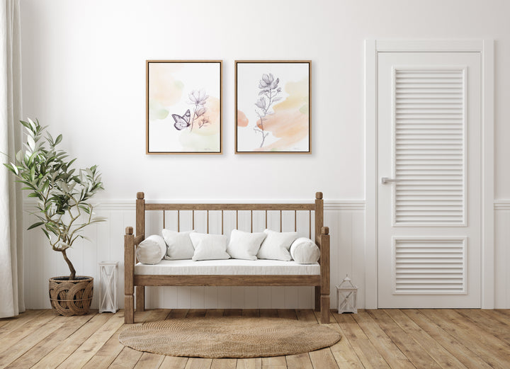 "A Visitor" - Limited Edition Canvas Art Print - The Creative Garden Studio