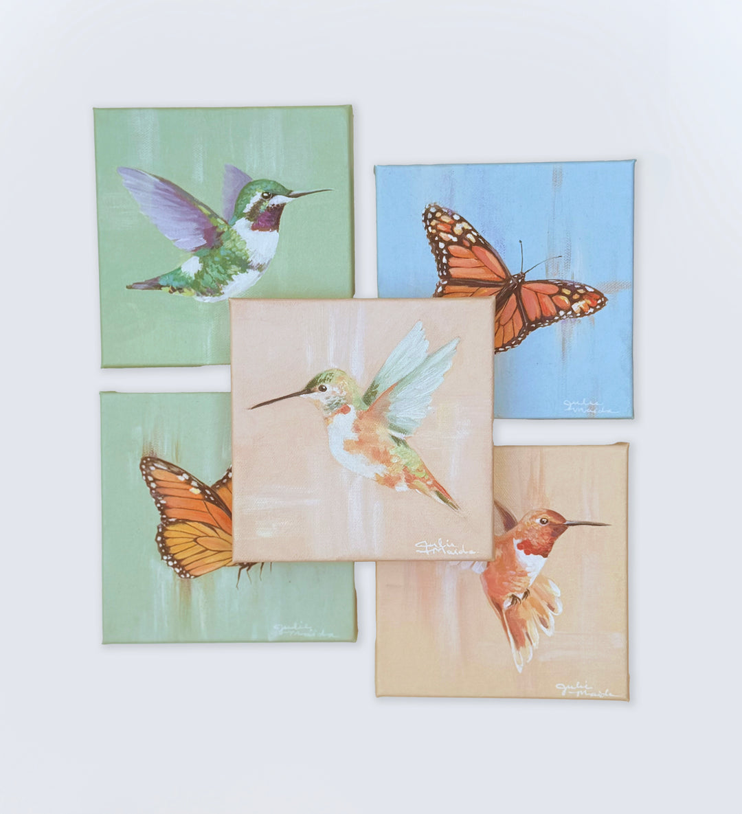 "Flutter" - Original Hummingbird Artwork