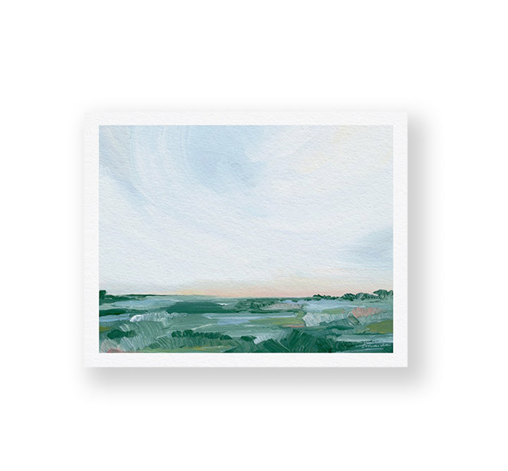 "Golden Hour" - Paper Art Print