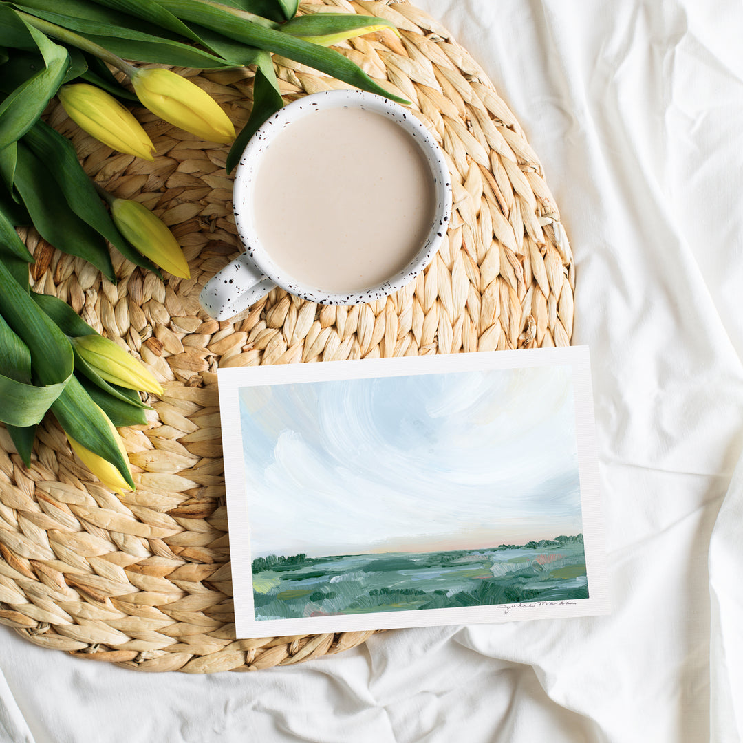 "Golden Hour" - Paper Art Print