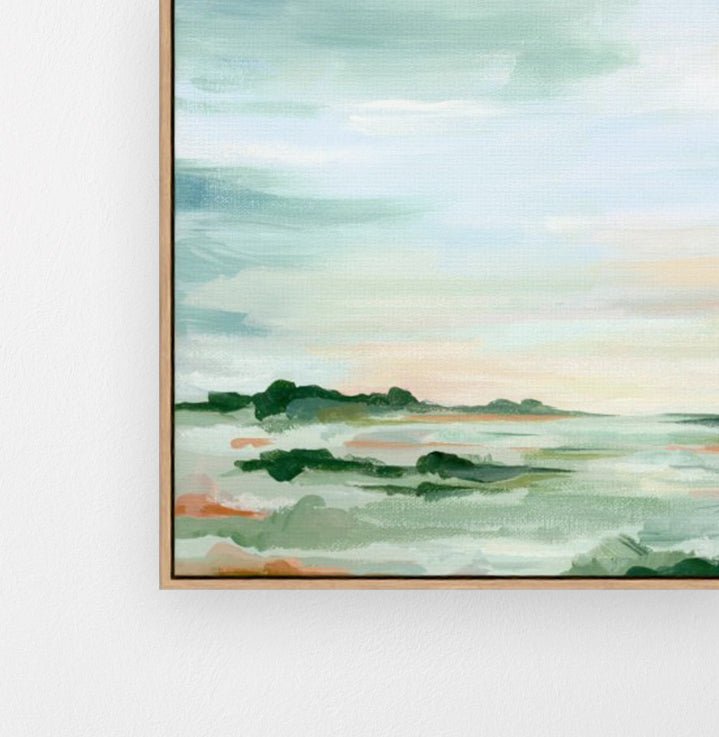 "Green Pastures" - Limited Edition Canvas Art Print - The Creative Garden Studio