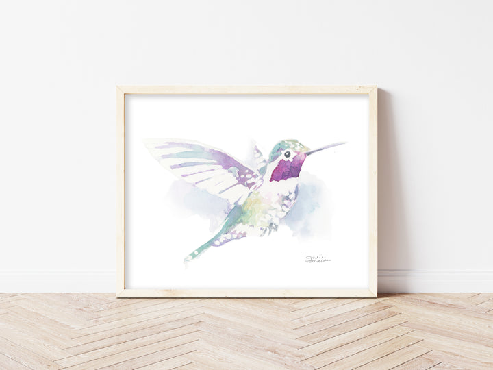 "Jeweled Messenger" Paper Art Print