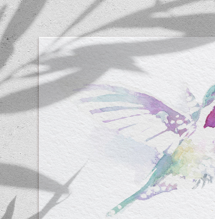 "Jeweled Messenger" Limited Edition Paper Art Print