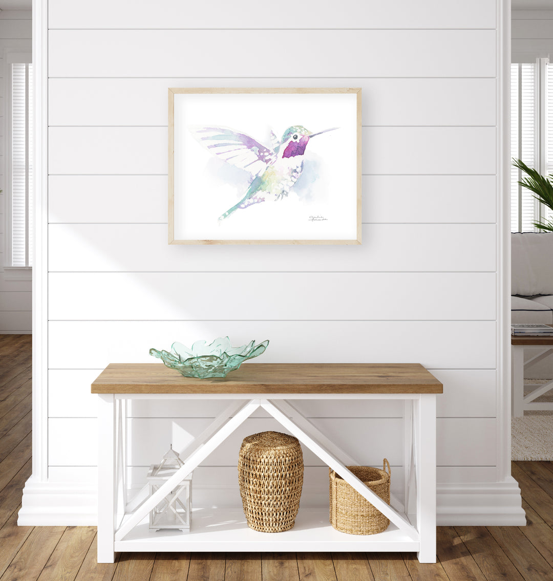 "Jeweled Messenger" Limited Edition Paper Art Print