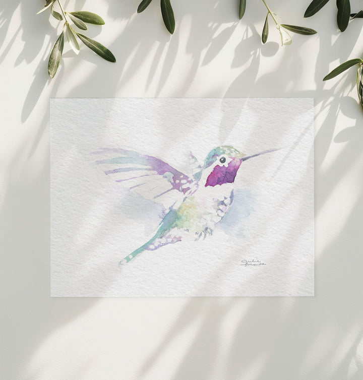 "Jeweled Messenger" Limited Edition Paper Art Print