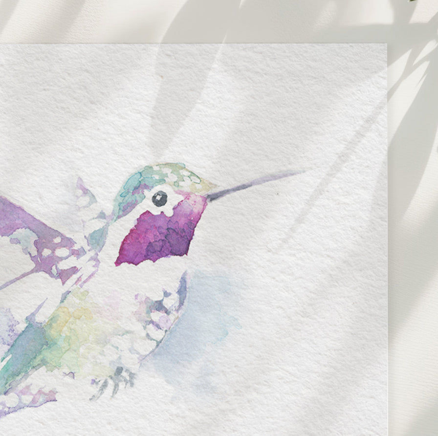 "Jeweled Messenger" Limited Edition Paper Art Print
