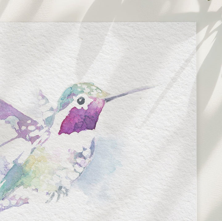 "Jeweled Messenger" Limited Edition Paper Art Print