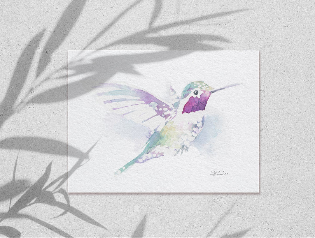 "Jeweled Messenger" Limited Edition Paper Art Print