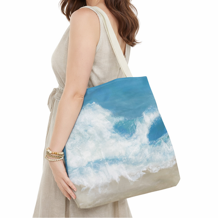 Artisan Tote Bag - "Beach Day" Coastal Art