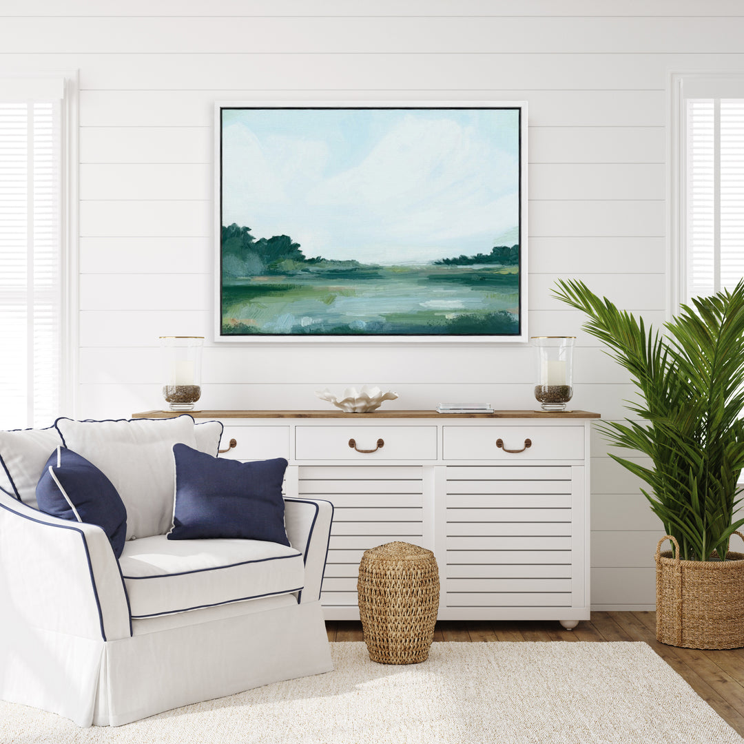 "I See Blue Skies Ahead" - Signed Canvas Art Print