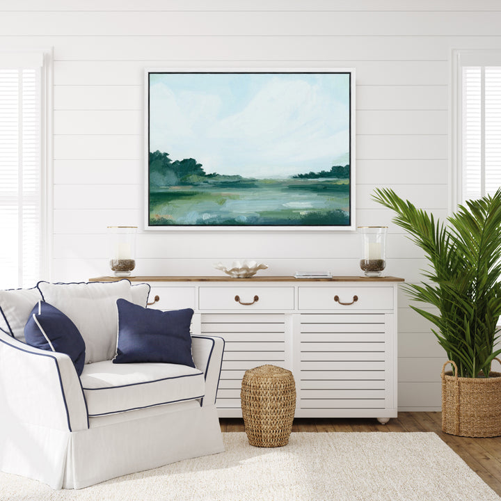 "I See Blue Skies Ahead" - Signed Canvas Art Print