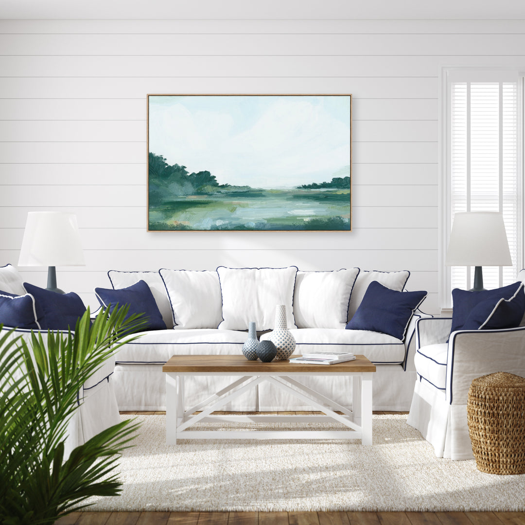 "I See Blue Skies Ahead" - Signed Canvas Art Print