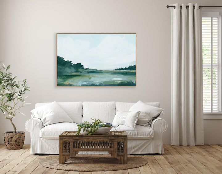 "I See Blue Skies Ahead" - Signed Canvas Art Print