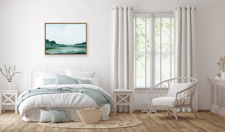 "I See Blue Skies Ahead" - Signed Canvas Art Print