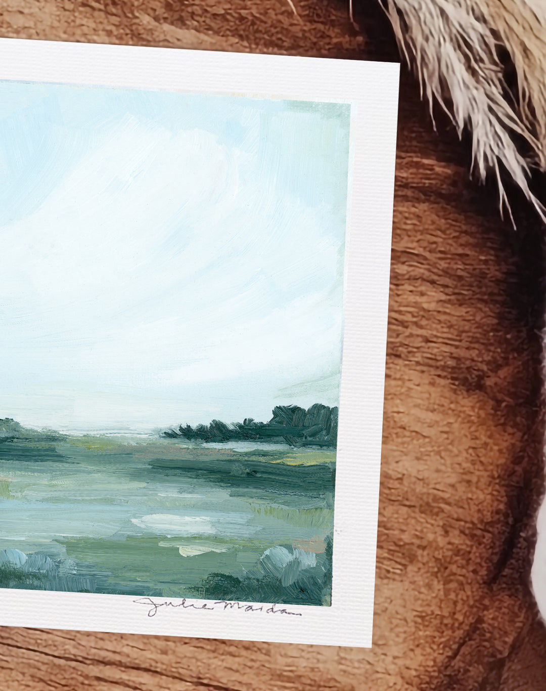 "I See Blue Skies Ahead" - 6"x8" Original Oil Painting