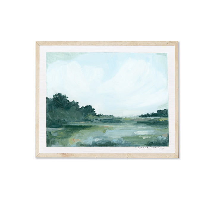 "I See Blue Skies Ahead" - 6"x8" Original Oil Painting