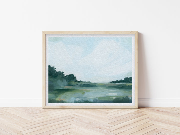 "I See Blue Skies Ahead" - Signed Paper Art Print