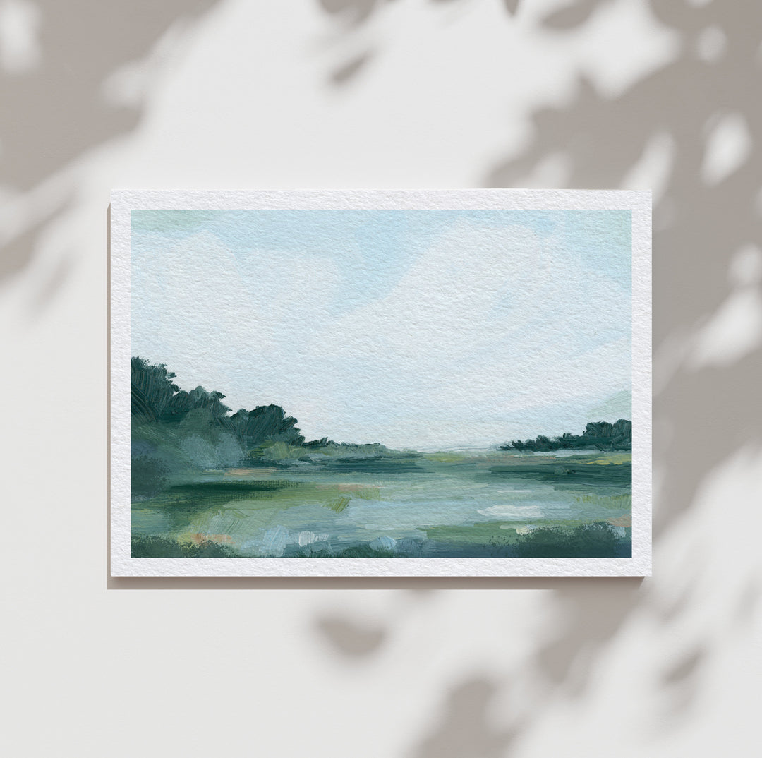 "I See Blue Skies Ahead" - Signed Paper Art Print