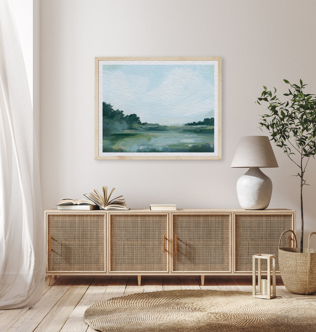 "I See Blue Skies Ahead" - Signed Paper Art Print