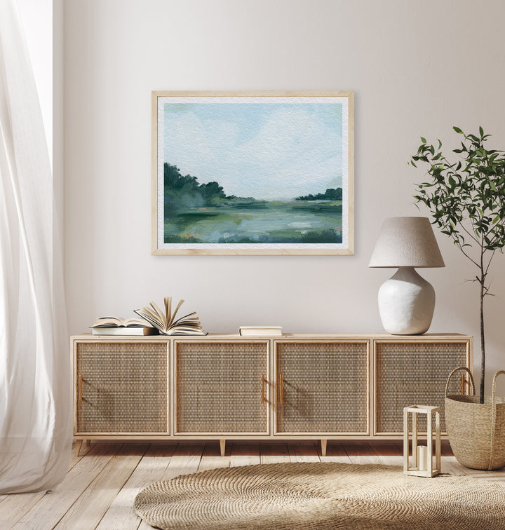 "I See Blue Skies Ahead" - Signed Paper Art Print