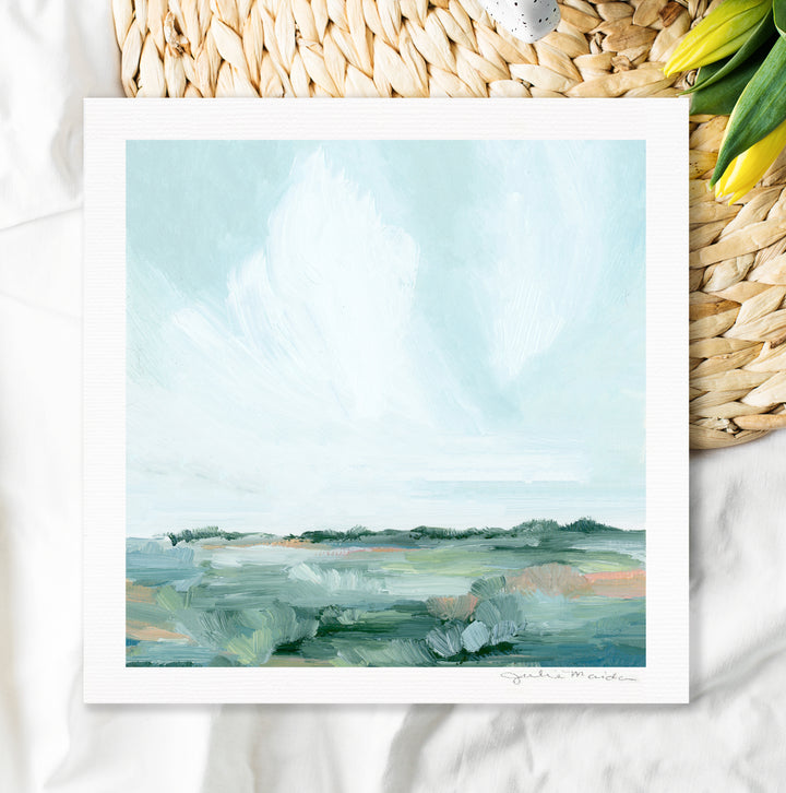 "If Peace Were a Place" - 6"x6" Original Oil Painting