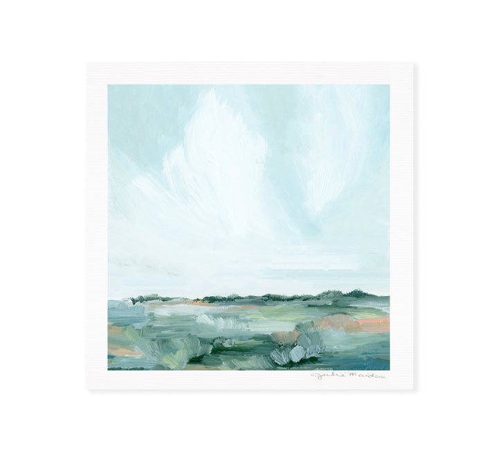 "If Peace Were a Place" - 6"x6" Original Oil Painting