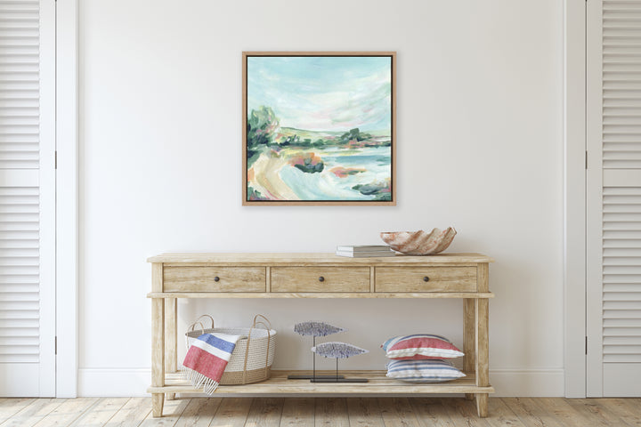 "Lakeside Retreat" - Limited Edition Canvas Art Print