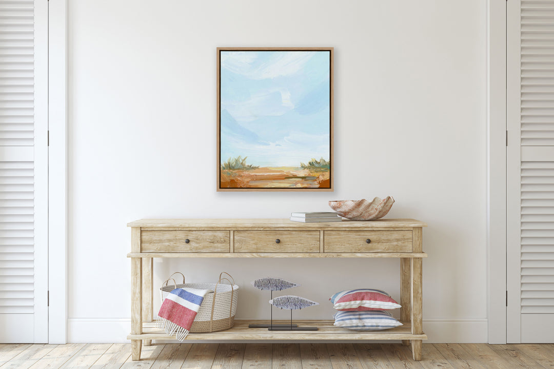 "Light on the Dunes" - Canvas Art Print