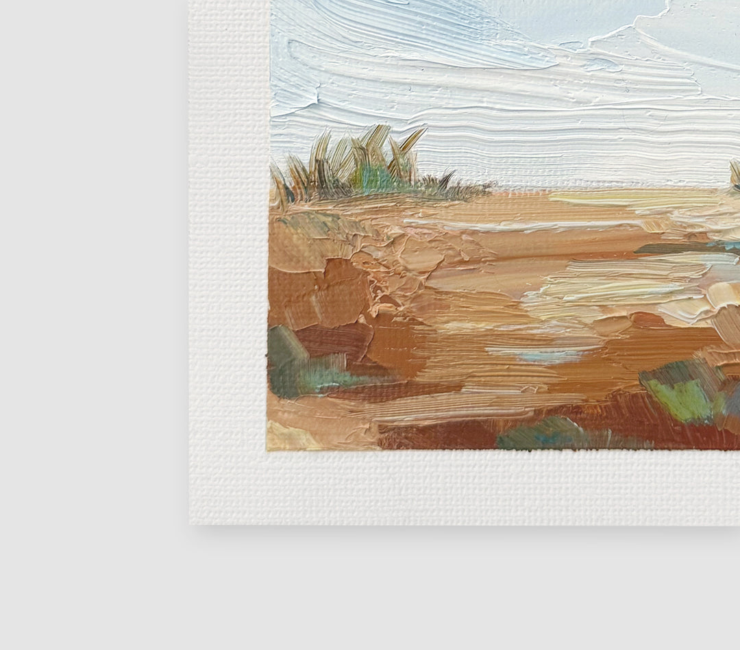"Light on the Dunes" - 5"x7" Original Oil Painting