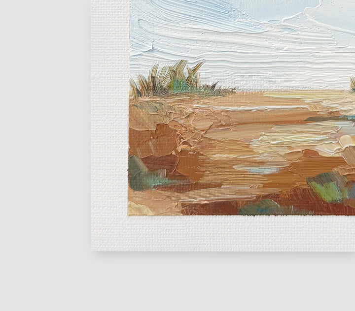 "Light on the Dunes" - 5"x7" Original Oil Painting