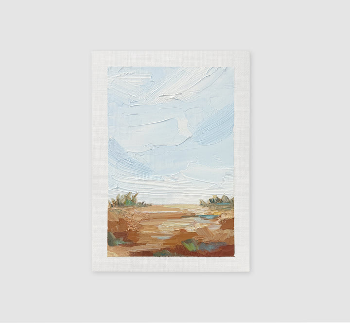 "Light on the Dunes" - 5"x7" Original Oil Painting