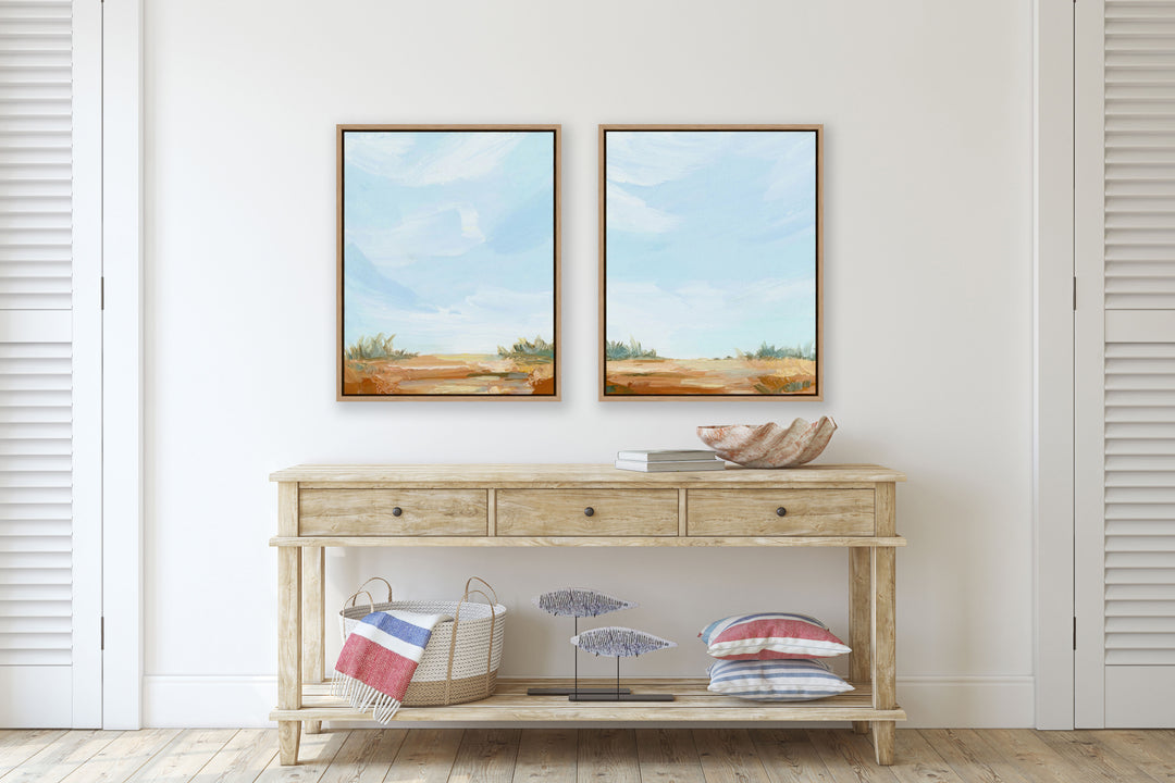 "Light on the Dunes" - Canvas Art Print